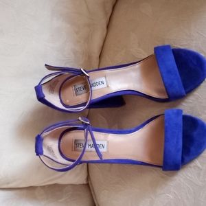 Steve Madden Suede Block Heels Sandals